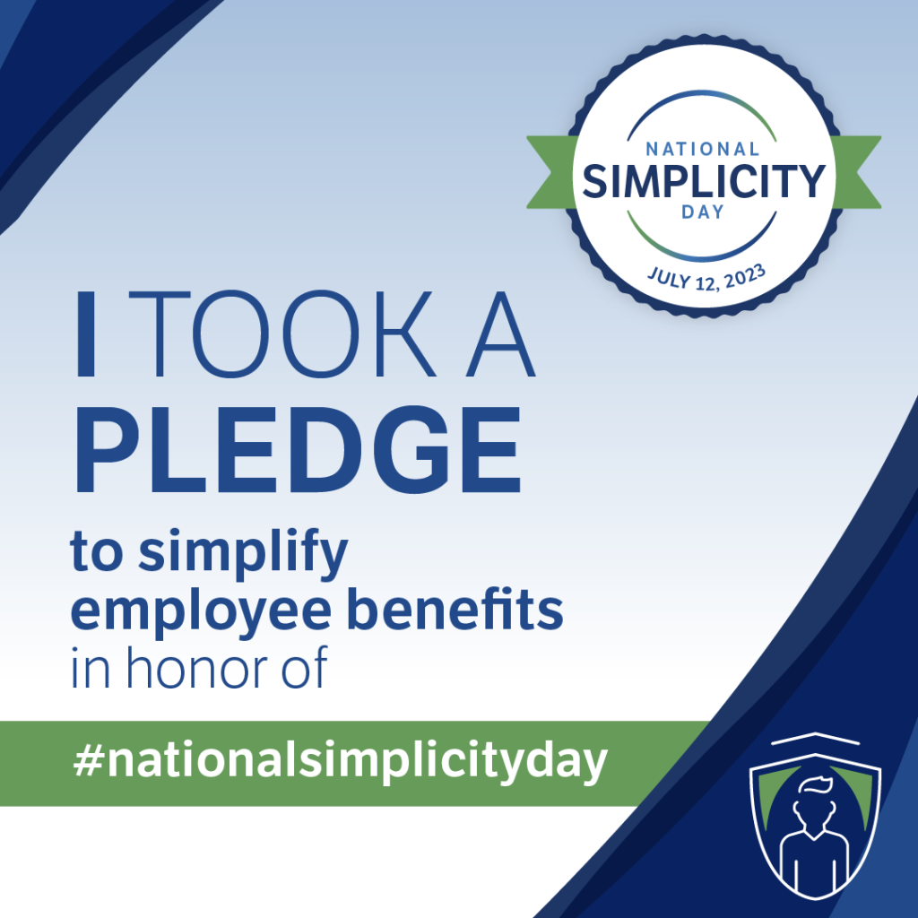 National Simplicity Day 2023 Pledge - Employee Benefits