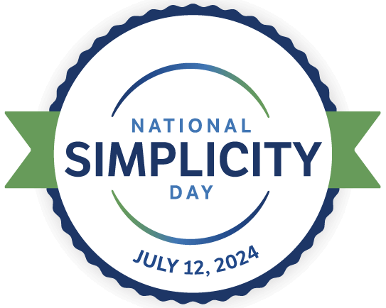 National Simplicity Day 2024 logo